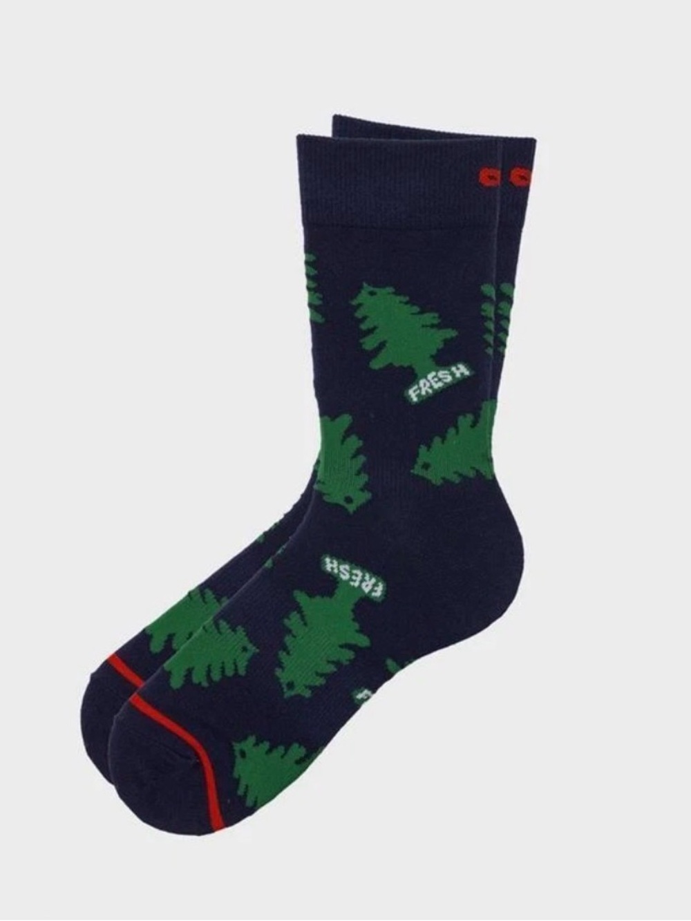 Pair of Thieves Men's Fresh Tree Print Novelty Crew Socks